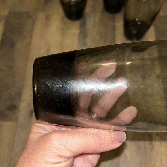 Vintage Libbey Smoked Glasses Set of 4 - Picture 6 of 6